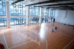 北京望京某職業學校籃球館鋪裝地板